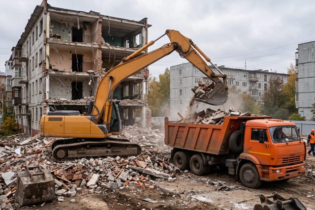 Вывоз строительного мусора